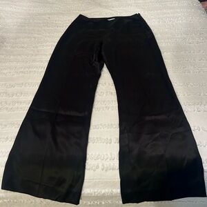Calvin Klein Women’s Black Crop Satin Pants
